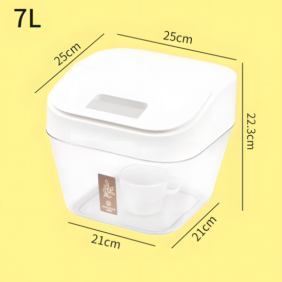 Plastic Food Container 7 Liters